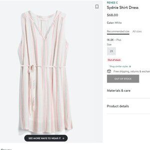 Tank Shirt Dress with Belt